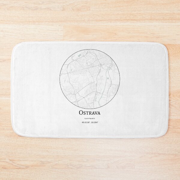 Item preview, Topography of Ostrava designed and sold by JohnnysHeath.