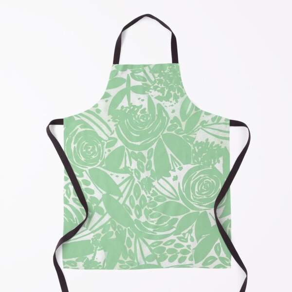 Item preview, Modern Mint Green Floral Pattern designed and sold by MartaGarcia-.
