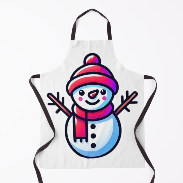 Item preview, Cheerful Snowman in Striped Winter Hat designed and sold by Little Care Studio.