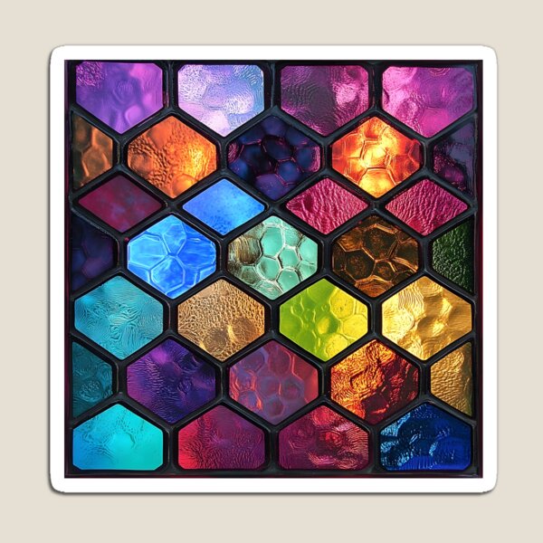 Artikelvorschau, Sechseckiger abstrakter Hintergrund mit nahtlosem Wabenmuster in modernem, geometrischem Design entworfen und verkauft von Lannanun.