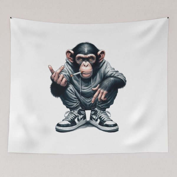 Item preview, "The Rebel Monkey" designed and sold by CHRIST5000.