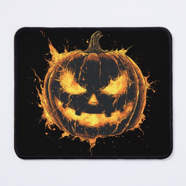 Item preview, Flaming Pumpkin Halloween Art designed and sold by ShmoneyFace.