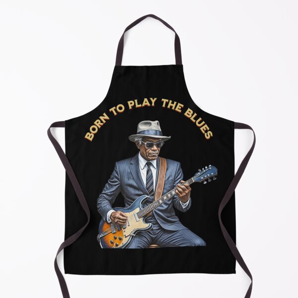 Item preview, Born to Play the Blues - Vintage Blues Guitarist Art designed and sold by UrbanPopDesigns.