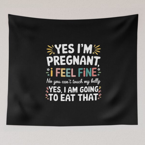 Item preview, Yes I’m Pregnant I Feel Fine Shirt - Pregnancy Shirt, Pregnant Mom Shirt, Mom To Be Shirt, Baby Announcement Shirt, Perfect Pregnancy Gift for Expecting Moms designed and sold by love3617.