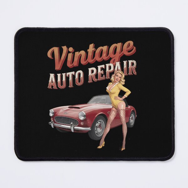 Item preview, Repair shop - Mechanic pinup - American pin-up designed and sold by JansenGS.