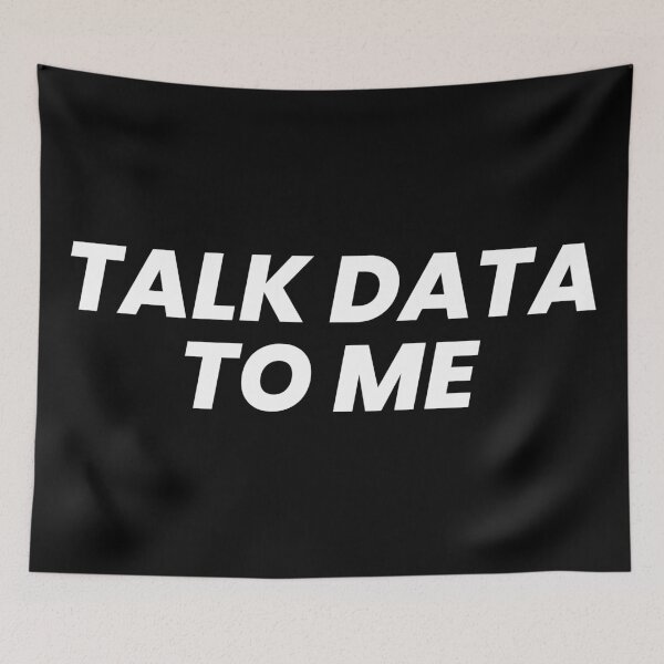 Item preview, Talk data to me designed and sold by T&C Finesse.
