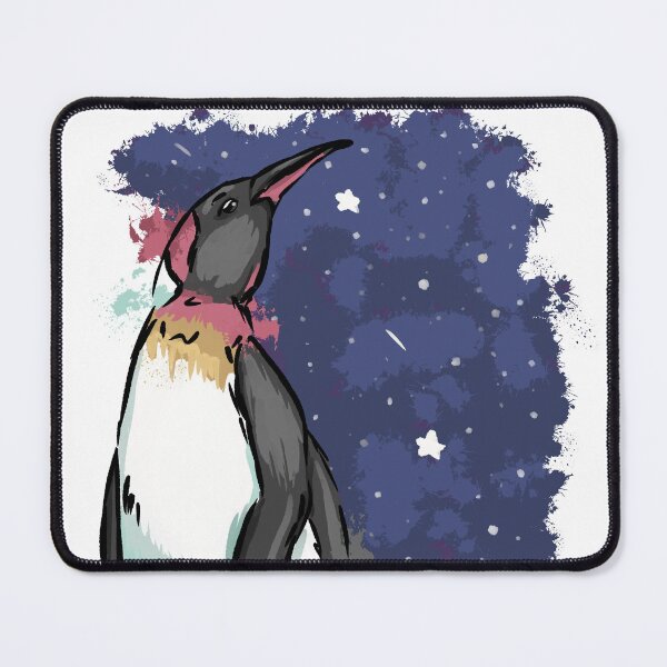 Item preview, Penguin and starry night sky designed and sold by Antiope33.