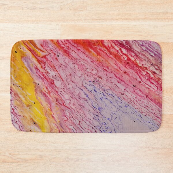 Item preview, Abstract Primary Colours Acrylic Pours designed and sold by Giftables.
