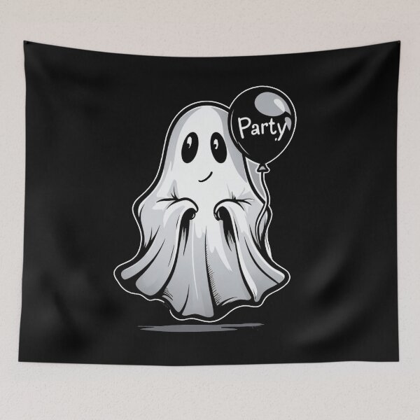 Item preview, Fun and cute Halloween party ghost designed and sold by iancoppack.
