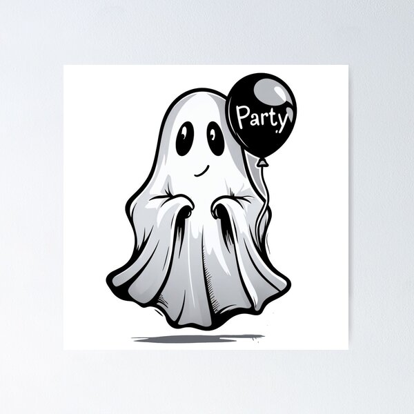 Item preview, Fun and cute Halloween party ghost designed and sold by Deborah Coppack.