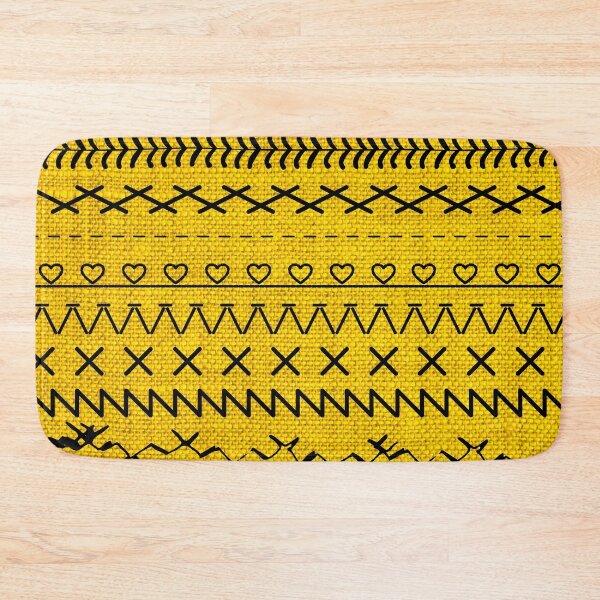 Item preview, Sewing Stitch Patterns on Textured Fabric Effect Background  designed and sold by Nancyanna.
