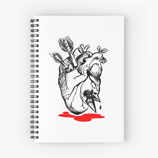 Item preview, Bleeding Heart Illustration designed and sold by RAWWR.