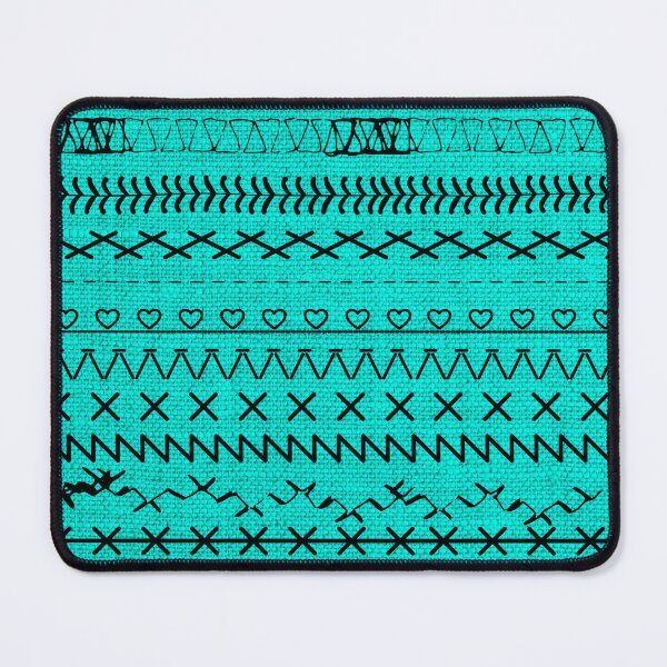 Item preview, Sewing Stitch Patterns on Textured Fabric Effect Background designed and sold by Nancyanna.