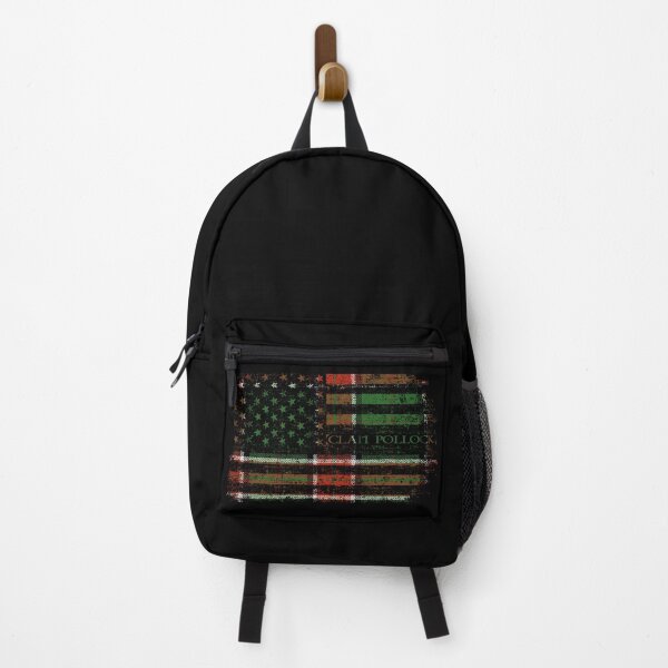 Item preview, Clan Pollock Scottish tartan US flag kilt Scotland designed and sold by Clan1093.