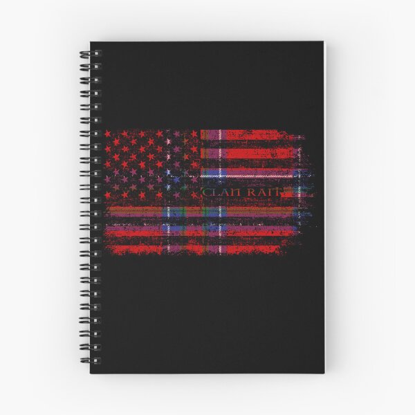 Item preview, Clan Rait Scottish tartan US flag kilt Scotland designed and sold by Clan1093.
