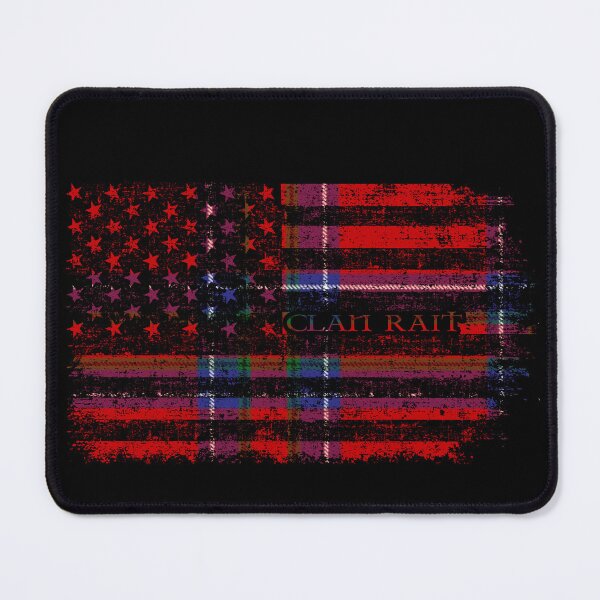 Item preview, Clan Rait Scottish tartan US flag kilt Scotland designed and sold by Clan1093.