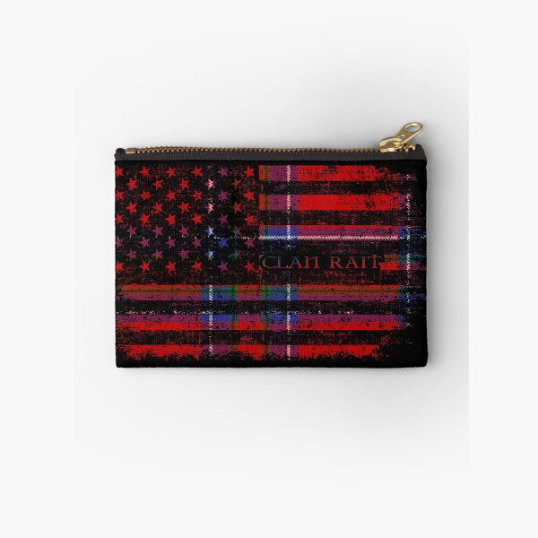 Item preview, Clan Rait Scottish tartan US flag kilt Scotland designed and sold by Clan1093.