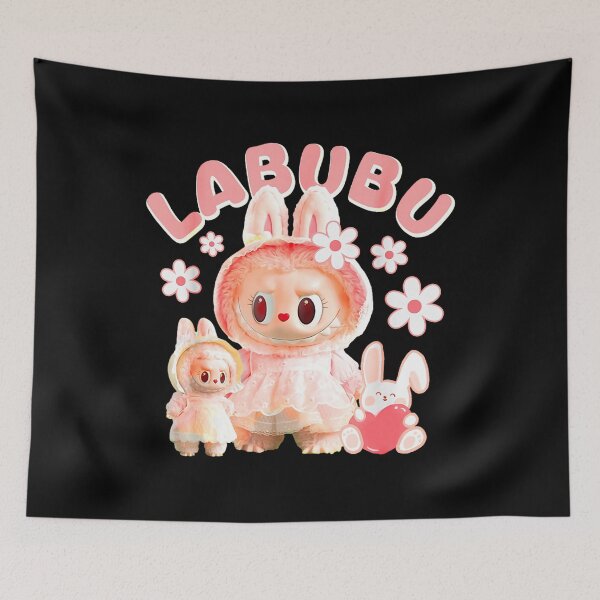 Item preview, Funny Labubu Cute Labubu The Monsters Pink Meme designed and sold by Ktbehhorns.