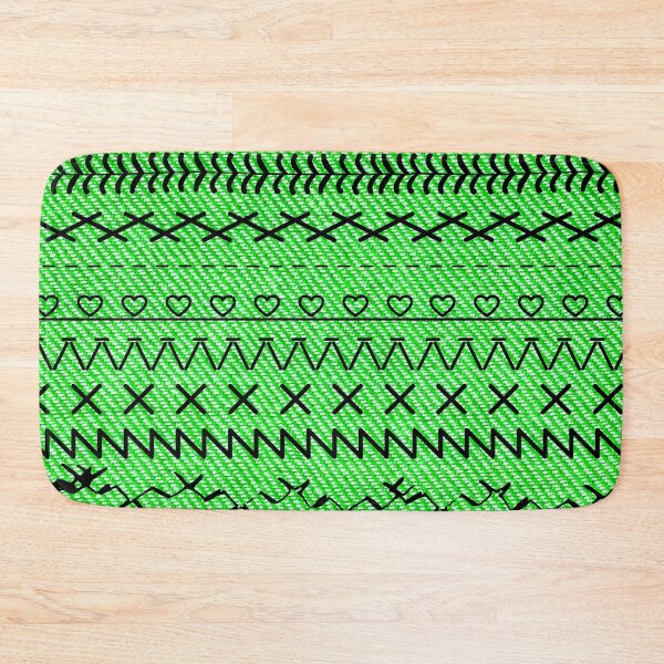 Item preview, Sewing Stitch Patterns on Textured Fabric Effect Background  designed and sold by Nancyanna.