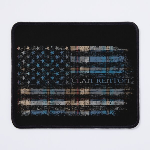 Item preview, Clan Renton Scottish tartan US flag kilt Scotland designed and sold by Clan1093.