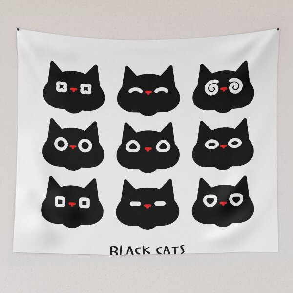 Item preview, Black Cats shirt designed and sold by AFRUKSOODJAI.
