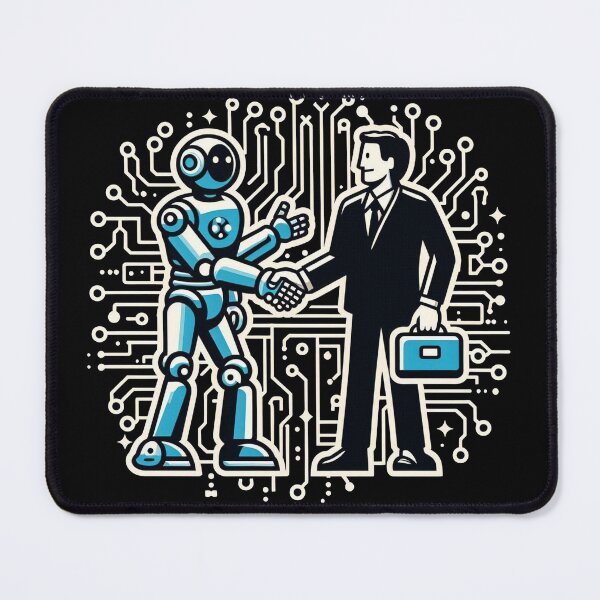 Item preview, Humans and Machines Unite: The Robot Revolution designed and sold by communedesigns.
