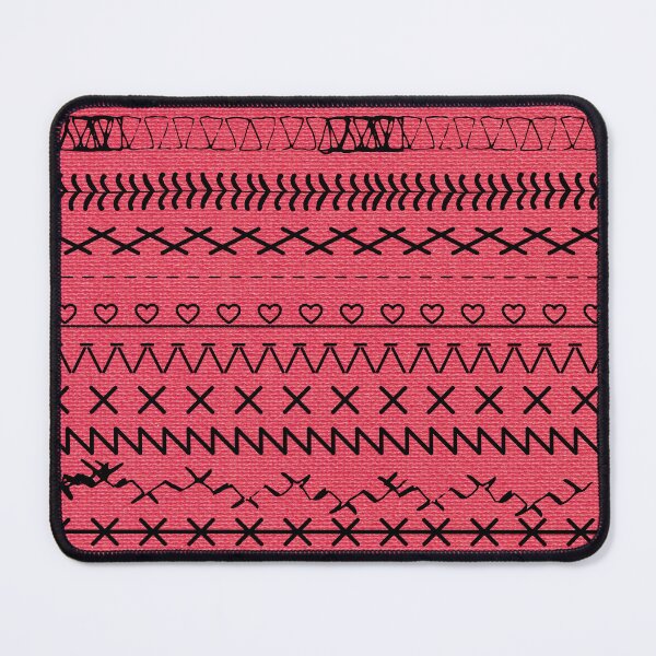 Item preview, Sewing Stitch Patterns on Textured Fabric Effect Background designed and sold by Nancyanna.