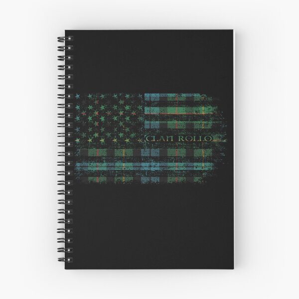 Item preview, Clan Rollo Scottish tartan US flag kilt Scotland designed and sold by Clan1093.