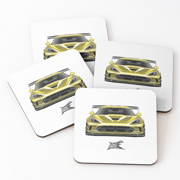 Item preview, american v10 sportscar yellow  designed and sold by NaquashM.