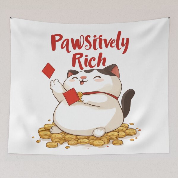 Item preview, Lucky Cat of Prosperity: Pawsitively Rich designed and sold by ShanCoMeow.