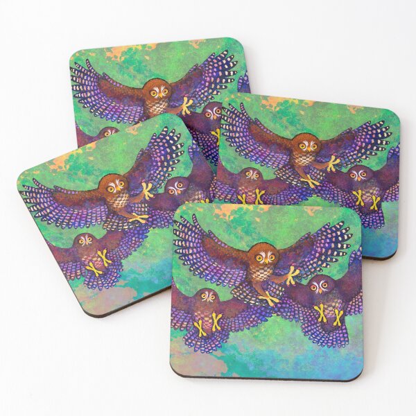 Item preview, Trio of Ruru Morepork Owls designed and sold by Kererū Brewing.