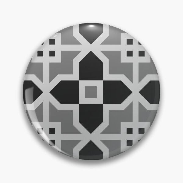 Item preview, Geometric Pattern: Rosca: Charcoal designed and sold by Red Wolf.