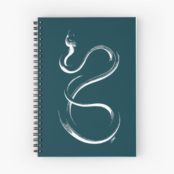 Item preview, Arte lineal abstracto con serpiente que fluye en modo color designed and sold by Immi-creation.