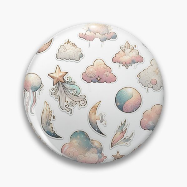Item preview, Dreamy Cosmic Elements Sticker Pack designed and sold by GlimmerStix.