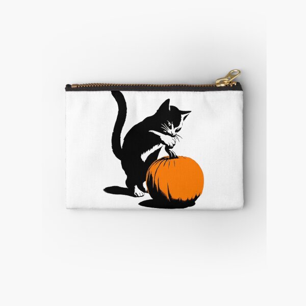 Item preview, Black Cat with Pumpkin designed and sold by Blink Art Studio.