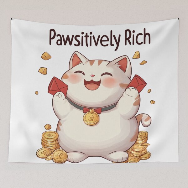 Item preview, Lucky Cat of Prosperity: Pawsitively Rich designed and sold by ShanCoMeow.