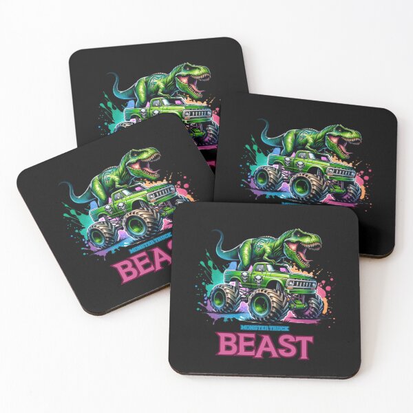 Item preview, Super Monster Truck, Departed Tyrannosaurus, Beast behind the wheel. designed and sold by DONandEK.