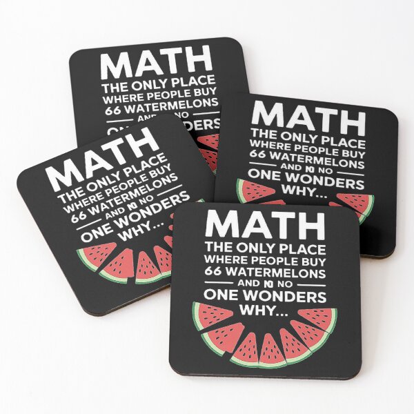 Item preview, Funny Math Quote For Lovers Math- Why Buy 66 Watermelons? designed and sold by love3617.