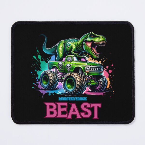 Item preview, Super Monster Truck, Departed Tyrannosaurus, Beast behind the wheel. designed and sold by DONandEK.