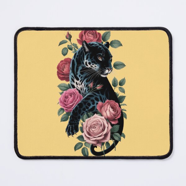 Item preview, Black Panther and Roses  designed and sold by 123ks.