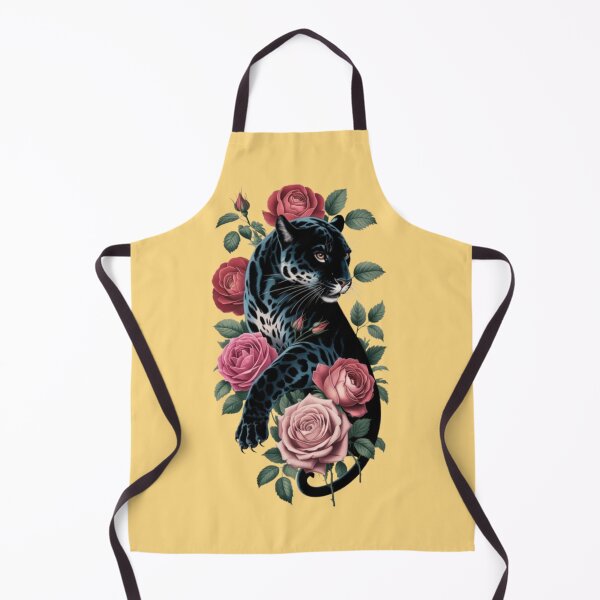 Item preview, Black Panther and Roses designed and sold by 123ks.