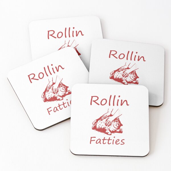 Item preview, Rollin Fatties Funny cat meme, funny cat lover quote designed and sold by SenanDan.