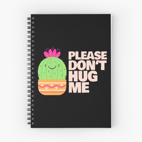 Item preview, Please Don't Hug Me, cute funny cactus designed and sold by TalesOfScience.