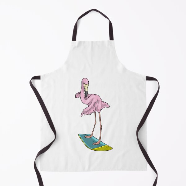 Item preview, Flamingo Surfer Surfboard designed and sold by Snabdesign84.