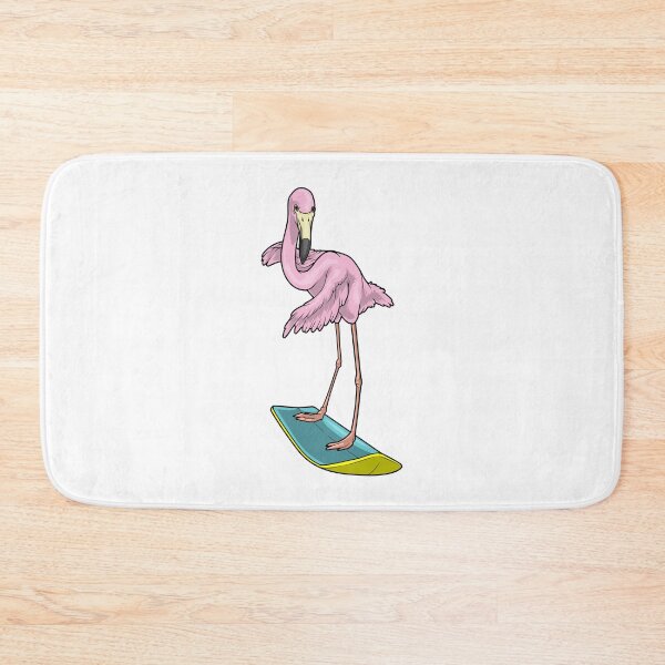 Item preview, Flamingo Surfer Surfboard designed and sold by Snabdesign84.
