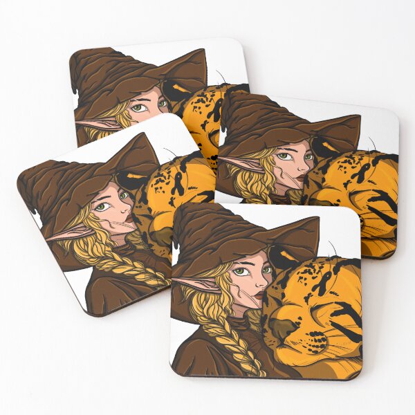 Item preview, Witch with leopard  designed and sold by Maryart8.