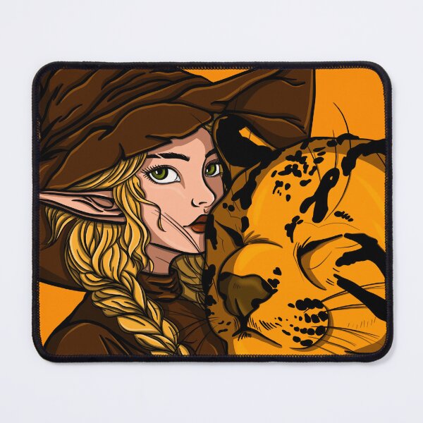 Item preview, Witch with leopard  designed and sold by Maryart8.