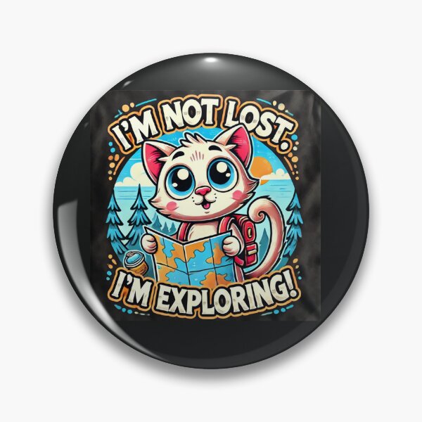 Item preview, Lost in Adventure: Confused Cat Explorer designed and sold by BLOODMAN.