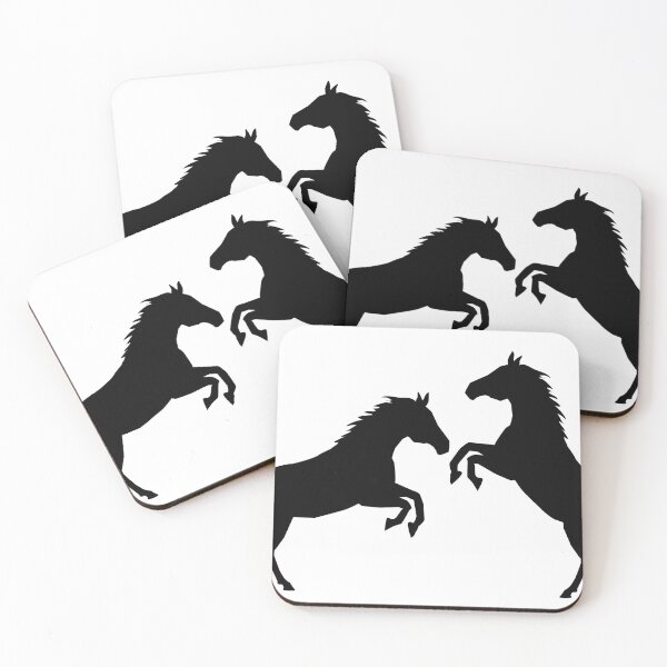 Item preview, Two jumping Horses designed and sold by SamirArt.