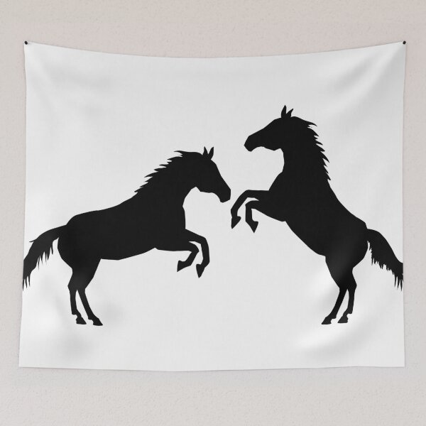 Item preview, Two jumping Horses designed and sold by SamirArt.